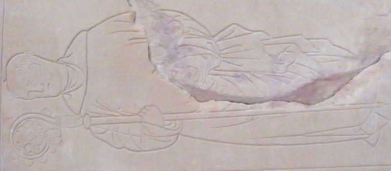 Germany Eberbach Cloister 1 Abbot Heinrich III 1369